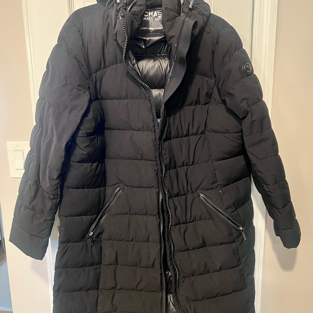 Michael Kors Ultra Light Black Down Jacket